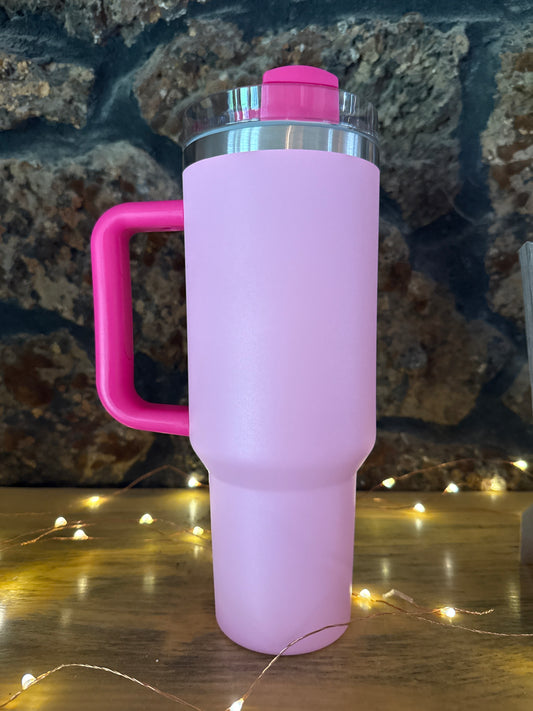 40oz Stainless Steel Powder Coated Tumbler