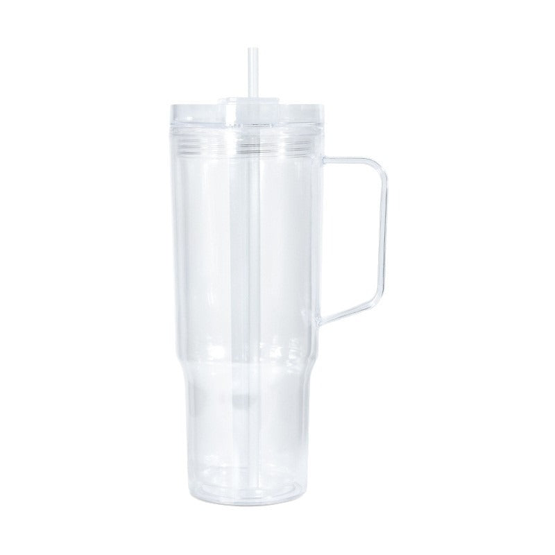 40oz acrylic snow globe tumbler