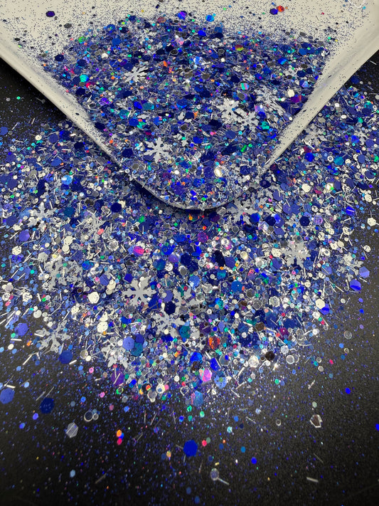 Snow Fall 2oz Bag - Chunky Mix/Snowflake Shape