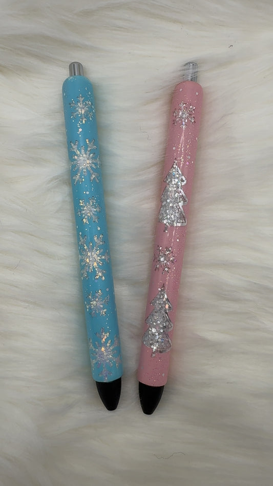 Peek a boo glitter pen