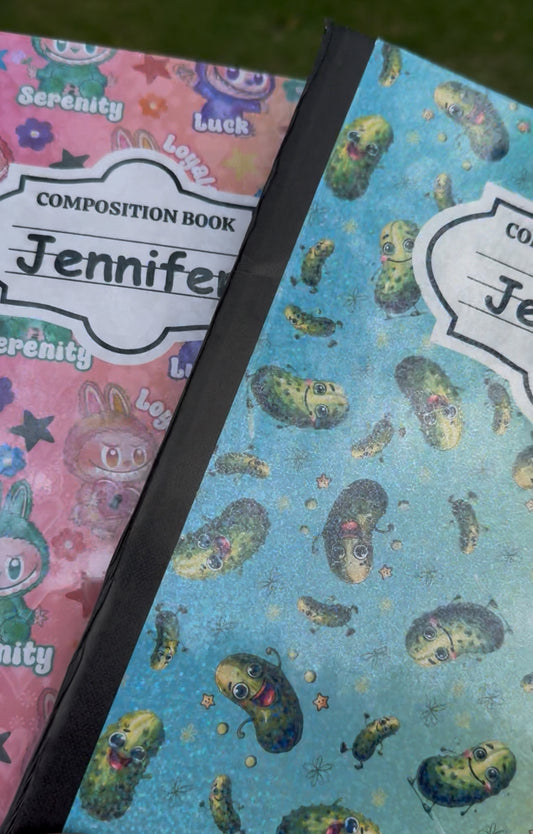 Custom composition notebook