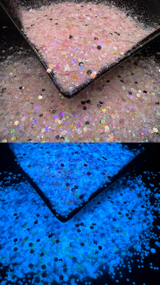 Stardust Kisses - 2oz Bag - Glow - Chunky Mix