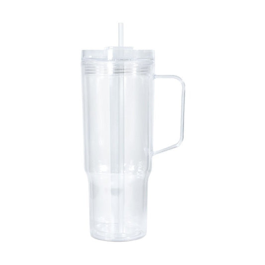40oz acrylic snow globe tumbler